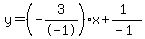 y=%28-3%2F-1%29x%2B%281%29%2F%28-1%29