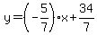 y=%28-5%2F7%29x%2B34%2F7