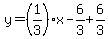 y=%281%2F3%29%2Ax-6%2F3%2B6%2F3