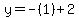 y=-%281%29%2B2