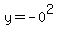 y=-0%5E2