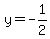 y=-1%2F2