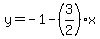 y=-1-%283%2F2%29%2Ax