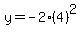 y=-2%284%29%5E2