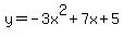y=-3+x%5E2%2B7+x%2B5