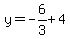 y=-6%2F3%2B4