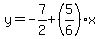 y=-7%2F2%2B%285%2F6%29%2Ax
