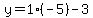 y=1%2A%28-5%29-3