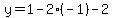 y=1-2(-1)-2