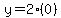 y=2%280%29