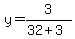y=3%2F%2832%2B3%29