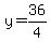 y=36%2F4
