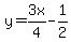 y=3x%2F4-1%2F2