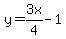 y=3x%2F4-1