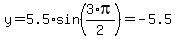 y=5.5%2Asin%283%2Api%2F2%29=-5.5