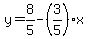 y=8%2F5-%283%2F5%29x