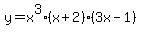 y=x%5E3%28x%2B2%29%283x-1%29