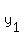 y[1]
