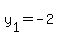 y%5B1%5D+=+-2
