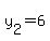 y[2]=6