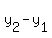 y%5B2%5D-y%5B1%5D