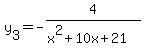 y%5B3%5D=+-4%2F%28x%5E2+%2B10x+%2B21%29