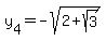 y%5B4%5D=-sqrt%282%2Bsqrt%283%29%29