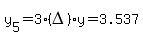 y%5B5%5D=3%2A%28DELTA%29y=3.537