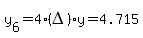 y%5B6%5D=4%2A%28DELTA%29y=4.715