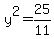 y%5E2+=+25%2F11