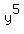 y%5E5
