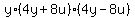 y+%2A+%284y%2B8u%29%284y+-+8u%29+