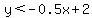 y+%3C+-0.5x+%2B+2