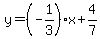 y+=%28-1%2F3%29x+%2B+4%2F7