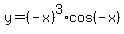 y+=+%28-x%29%5E3%2Acos%28-x%29