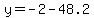y+=+-2+-+48.2