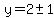 y+=+2+%2B-+1+