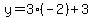 y+=+3%28-2%29%2B3