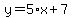 y+=+5%2Ax+%2B+7