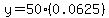 y+=+50%280.0625%29
