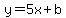y+=+5x+%2B+b