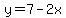 y+=+7+-2x+
