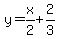 y+=+x%2F2+%2B+2%2F3