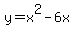 y++=++x%5E2+-+6x