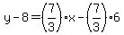 y+-+8+=+%287%2F3%29x+-+%287%2F3%296
