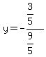 y+=+-%283%2F5%29%2F%289%2F5%29