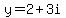 y+=+2+%2B+3i
