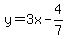 y+=+3x+-+4%2F7