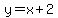 y+=+x%2B2