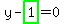y-highlight_green%28+1+%29=0